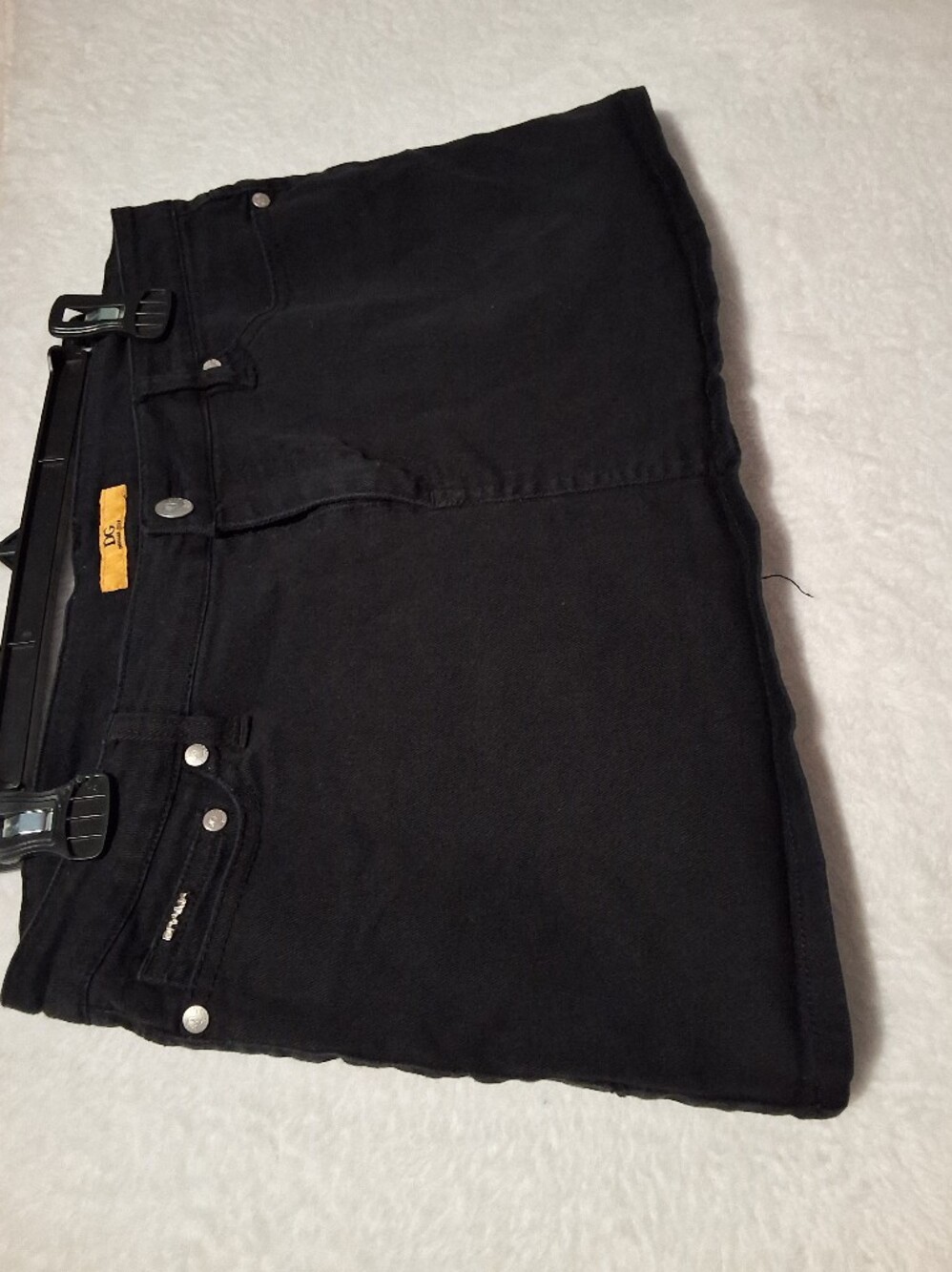 Y2k Black Denim Mini Skirt - Casual Everyday Style
